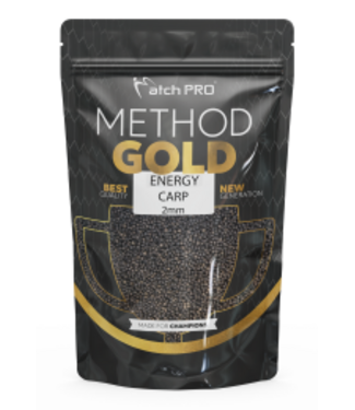 MatchPro Method Gold Power Pellet 700g Energy Carp – Premium Pellets voor Grote Karper
