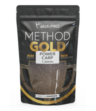 MatchPro Method Gold Power Carp Pellet 700g – Wedstrijdpellets voor Karpervisserij