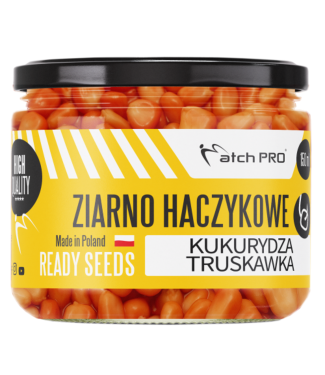MatchPro Haakaas Mais 150ml Natuur, Vanille of Aardbei – Kant-en-Klaar Gehard Maïshaakaas voor Haak of Hair op Stilstaand en Stromend Water