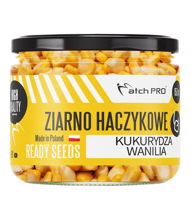 MatchPro Haakaas Mais 150ml Natuur, Vanille of Aardbei – Kant-en-Klaar Gehard Maïshaakaas voor Haak of Hair op Stilstaand en Stromend Water