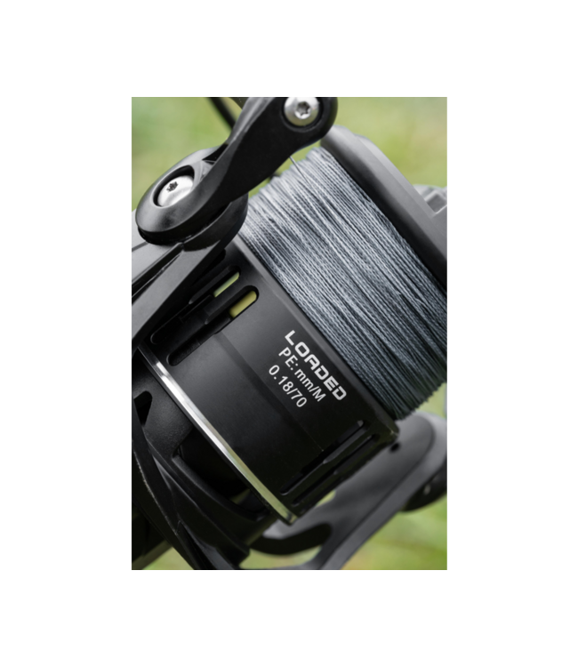 Zebco Loaded Spin FD 1000, 2000, 3000 ou 4000 – Moulinet Spinning Ultra Léger avec Entraînement Wormshaft, Bobine Aluminium et Tresse PE Préchargée