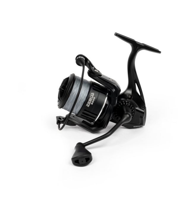 Zebco Loaded Spin FD 1000, 2000, 3000 ou 4000 – Moulinet Spinning Ultra Léger avec Entraînement Wormshaft, Bobine Aluminium et Tresse PE Préchargée