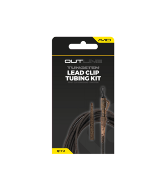Avid Carp Outline Lead Clip Tungsten Tubing Kit – Complete Tungsten Lead Clip Set-up voor 2 Hengels