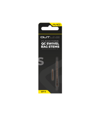Avid Carp Outline Flecktone Bag Stems Quick Change – QC Bag Stems pour Solid PVA Bags