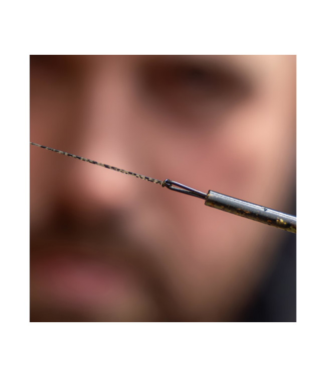 Avid Carp Outline Flecktone Bag Stems Quick Change Short 60mm ou Long 90mm – Quick Change Bag Stems avec Tail Rubbers pour Montages Solid Bag Compacts et Sûrs