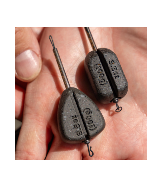 Avid Carp Outline Flecktone Bag Stems Quick Change Short 60mm ou Long 90mm – Quick Change Bag Stems avec Tail Rubbers pour Montages Solid Bag Compacts et Sûrs