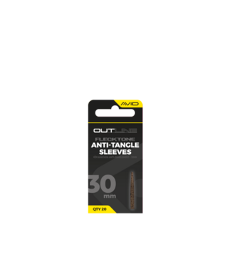 Avid Carp Outline FleckTone Anti-Tangle Sleeves 30mm – Camo Sleeves für Saubere Karpfenmontagen