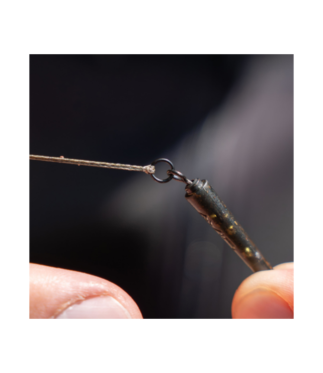 Avid Carp Outline FleckTone Bag Stems Ring Swivel Short 60mm oder Long 90mm – Sichere Bag Stems für Kompakte Solid Bag Montagen mit Camouflage Finish