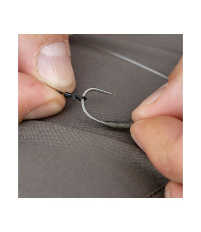 Avid Carp Outline FleckTone Micro Ringed Hookbait Swivels – Micro Ringed Swivels voor Bevestiging van Haakaas op Hook Shanks en D-Rigs met Meer Bewegingsvrijheid