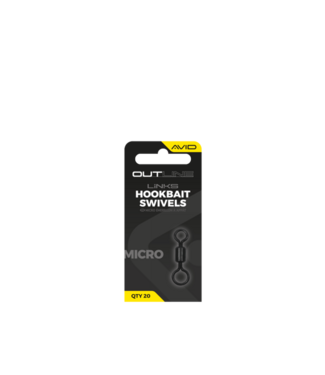 Avid Carp Outline Micro Hookbait Swivels – Micro Swivels voor Flexibele Hookbait Presentaties