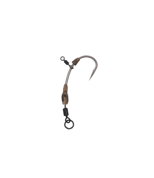 Avid Carp Outline Micro Hookbait Swivels – Micro Hookbait Swivels voor Bevestiging van Haakaas op Hook Shanks en D-Rig Secties met Optimale Bewegingsvrijheid