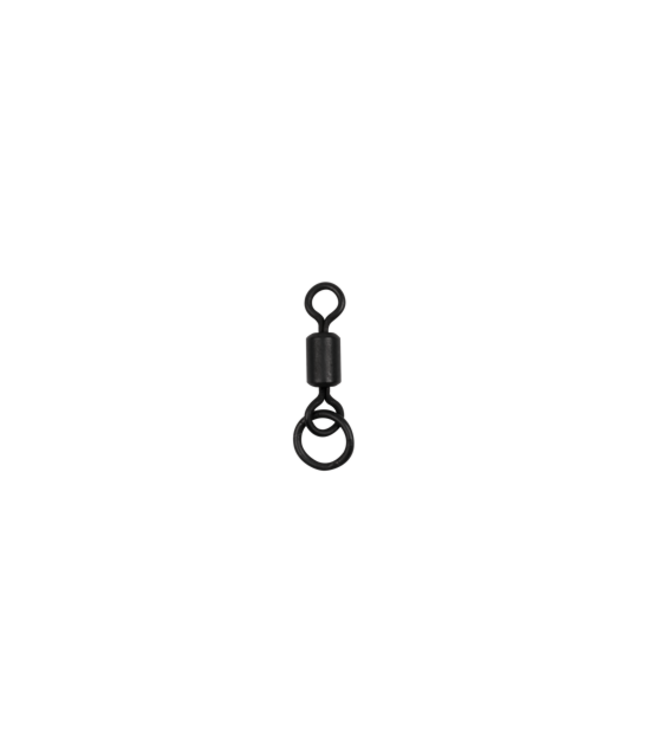 Avid Carp Outline Ring Swivels Size 7 oder Size 11 – Anti-Glare Ringwirbel für Leadclip, Inline, Helicopter und Chod Rigs mit Besserer Rigflexibilität