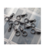 Avid Carp Outline Ring Swivels Size 7 of Size 11 – Anti-Glare Ring Swivels voor Leadclip, Inline, Helicopter en Chod Rigs met Betere Rigflexibiliteit