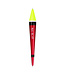 Reniers Fishing Dobber Truite Geel of Rood 3.00g, 4.00g, 5.00g of 6.00g – Klassieke Balsa Foreldobber voor Verschillende Technieken
