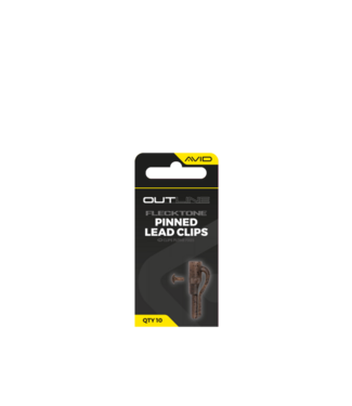 Avid Carp Outline FleckTone Pinned Lead Clips – Sichere Lead Clips für Karpfenmontagen