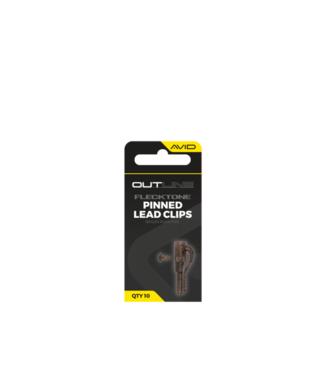Avid Carp Outline FleckTone Pinned Lead Clips – Veilige Lead Clips voor Karpermontages