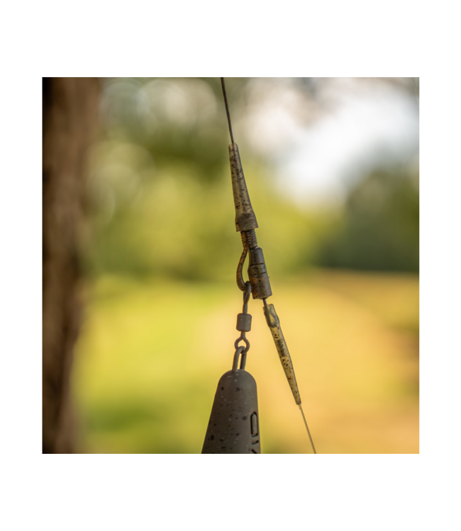 Avid Carp Outline FleckTone Pinned Lead Clips 10pcs – Robuuste Lead Clips met Locking Pins voor Veilige Loodvrijgave, Zware Loden en Running Style Montages