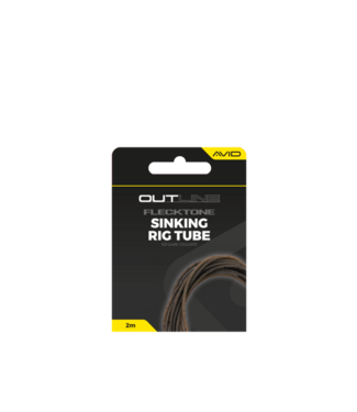 Avid Carp Outline Flecktone Sinking Rig Tube 2m – Zinkende Camou Rig Tube voor Karpermontages