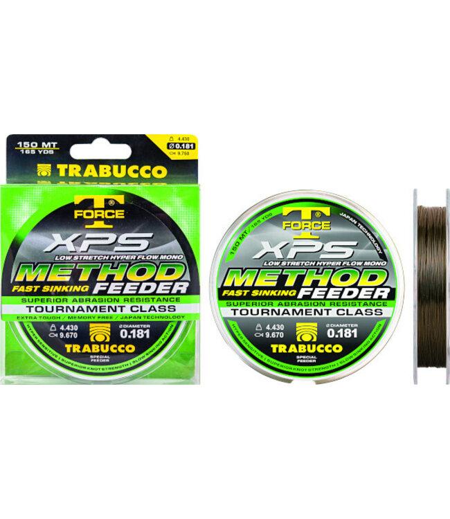 Trabucco T-Force XPS Method Feeder 150m – Japanische sinkende Monofilschnur für Feeder und Method Feeder