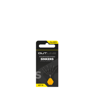 Avid Carp Outline Tungsten Sinkers Small – Compacte Tungsten Sinkers voor Onderlijn en Hoofdlijn