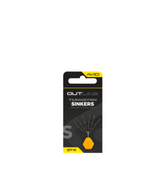 Korda Outline Tungsten Sinkers Small – Compacte Tungsten Sinkers voor Onderlijn en Hoofdlijn