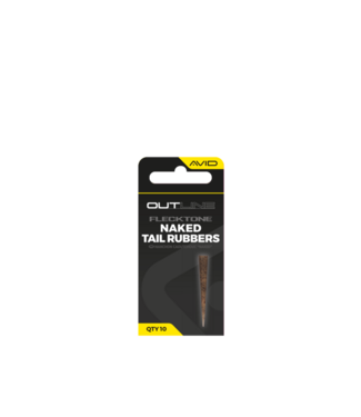 Avid Carp Outline Flecktone Naked Rubbers – Tail Rubbers Camou pour Lignes Naked