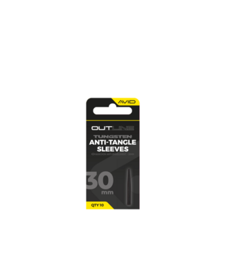 Avid Carp Outline Tungsten Anti-Tangle Sleeves 30mm – Zware Camou Sleeves voor QC Swivels