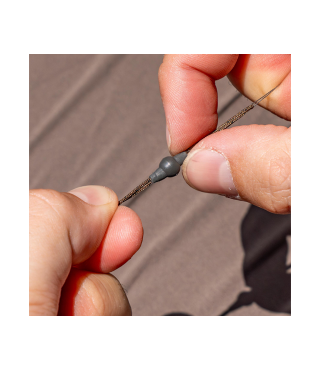 Avid Carp Outline Tungsten Leader Heli Beads – Perles et Manchons Tungstène Sécurisés pour Montages Helicopter avec Leadcore et Lead-Free Leaders