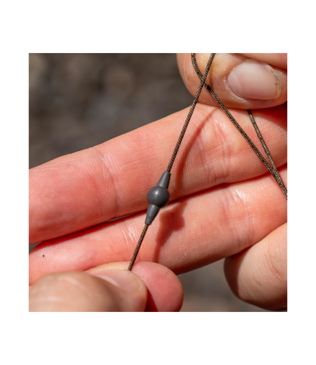 Avid Carp Outline Tungsten Leader Heli Beads – Perles et Manchons Tungstène Sécurisés pour Montages Helicopter avec Leadcore et Lead-Free Leaders