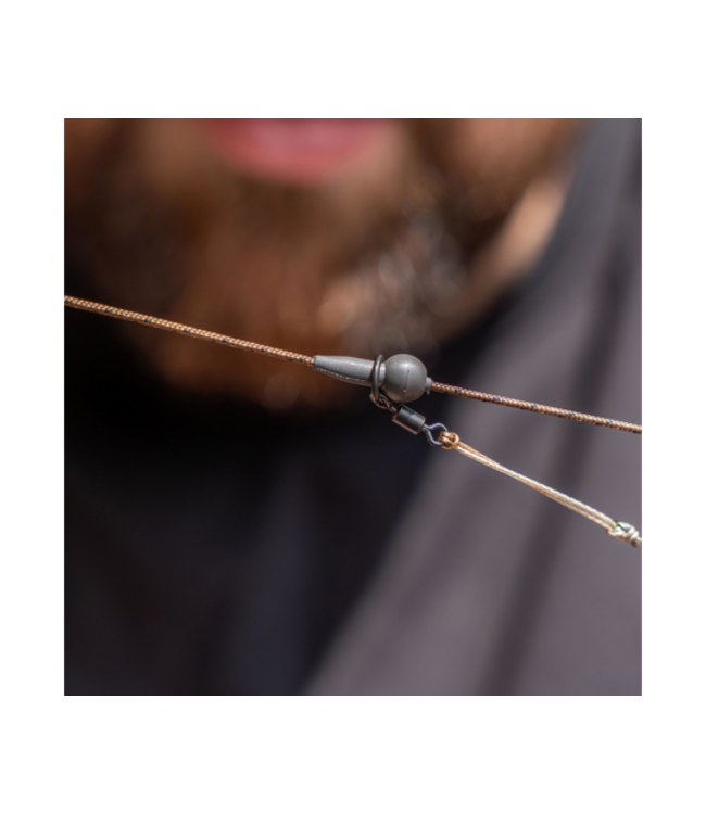 Avid Carp Outline Tungsten Leader Heli Beads – Veilige Tungsten Beads en Tapered Sleeves voor Helicopter Setups met Leadcore en Lead-Free Leaders
