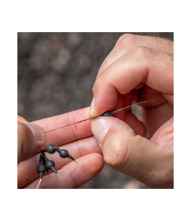 Avid Carp Outline Tungsten Naked Heli Beads – Sichere Tungsten Beads und Tapered Sleeves für Naked Helicopter Setups auf der Hauptschnur