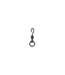 Avid Carp Outline Ronnie Swivels Size 11 – Émerillons Carpe Anti-Reflet pour Changer Rapidement les Hameçons sur Ronnie Rigs