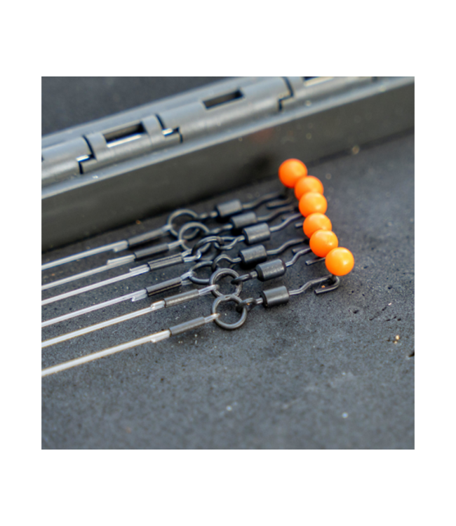 Avid Carp Outline Ronnie Swivels Size 11 – Anti-Glare Karpfenwirbel für schnelle Hakenwechsel an Ronnie-Style Rigs