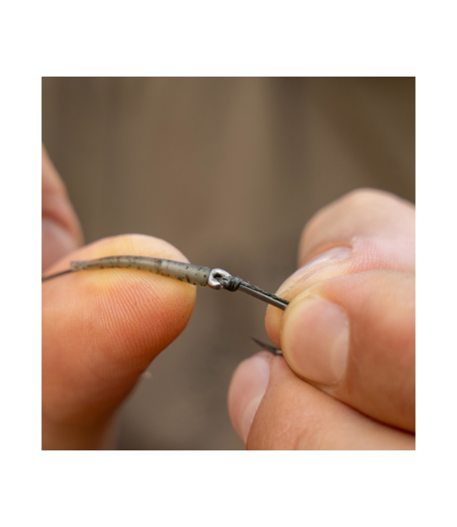 Avid Carp Outline Flecktone Line Aligners Standard – Aligneurs Camouflage Réutilisables pour Rigs Rapides sans Gaine Thermo