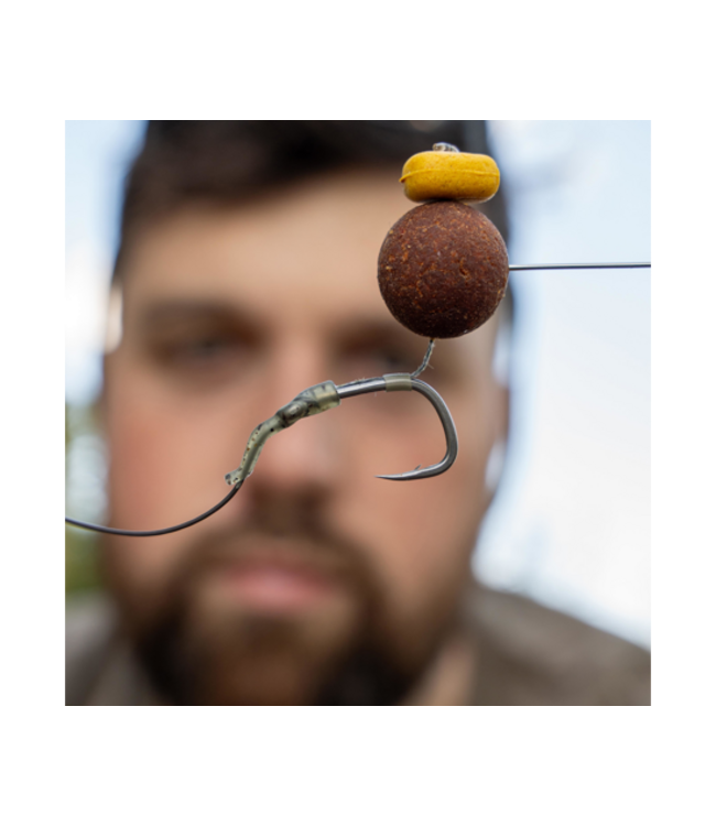 Avid Carp Outline Flecktone Line Aligners Standard – Aligneurs Camouflage Réutilisables pour Rigs Rapides sans Gaine Thermo