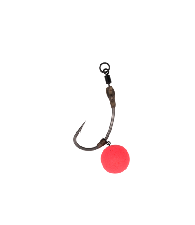Avid Carp Outline Flecktone Ronnie Sleeve Kit – Sleeves et Émerillons Ronnie Réutilisables pour Changements Rapides d’Hameçon