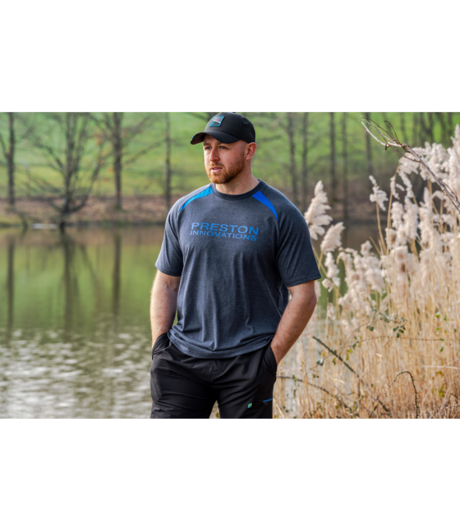 Preston Navy Tide T-Shirt – Hochwertiges und strapazierfähiges Angelshirt mit komfortabler Passform