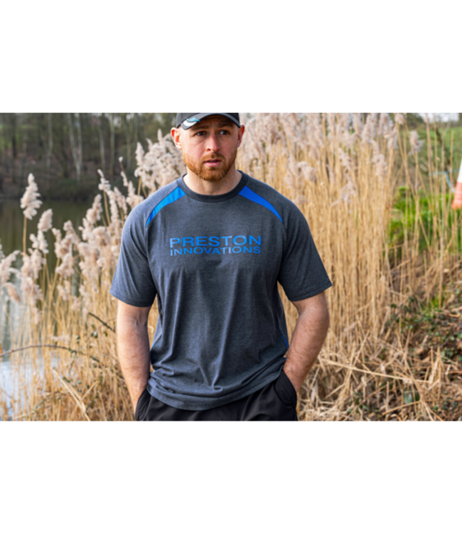 Preston Navy Tide T-Shirt – Hochwertiges und strapazierfähiges Angelshirt mit komfortabler Passform