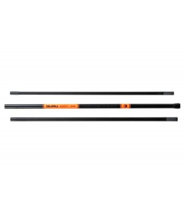 Guru Combo Compact Telescopic Landing Net 2.50m + 50cm Netz – Teleskopischer Kescherstab mit leichtem Aluminium-Kescherkopf