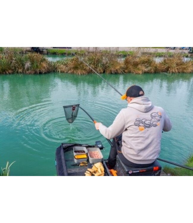 Guru Combo Compact Telescopic Landing Net 2.50m + Épuisette 50cm – Manche Télescopique avec Tête Aluminium Légère