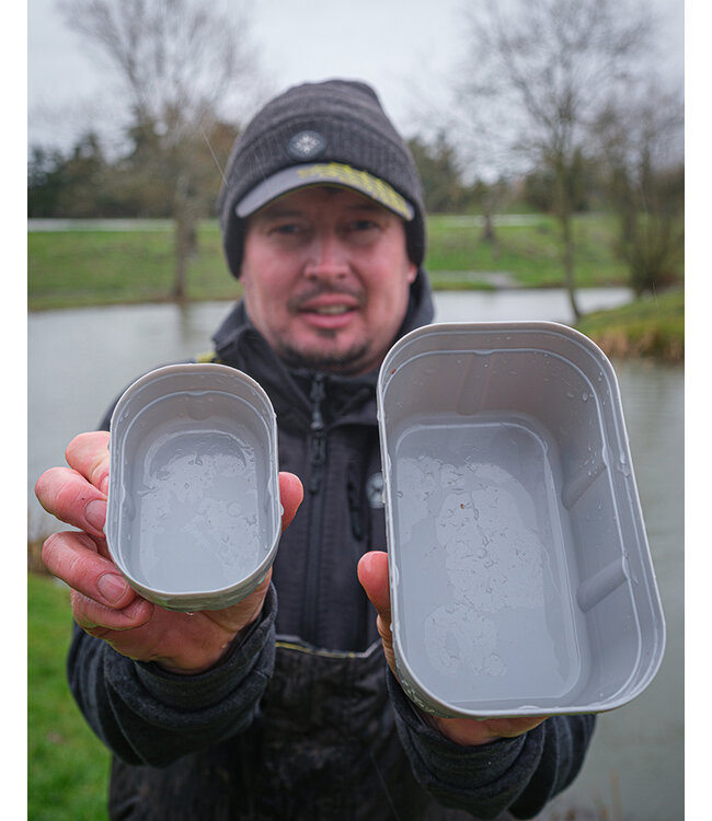 Matrix Mini Expander Tub 0.5 Pint – Boîte à Appâts Compacte avec Couvercle Hermétique pour Pellets Expander et Petites Esches