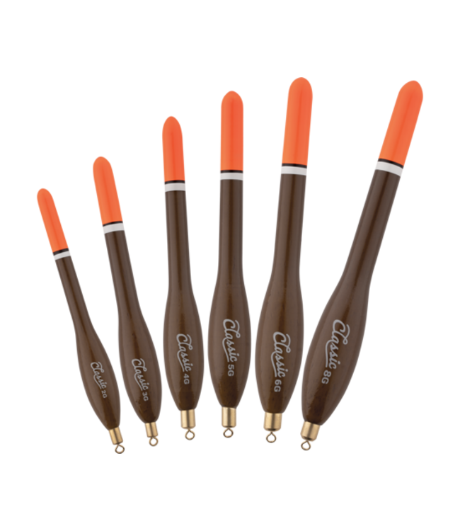 Korum Classic Loaded Body Waggler – Ultra Drijvende Voorgelode Waggler met Messing Gewicht en Swivel voor Stabiele Presentatie