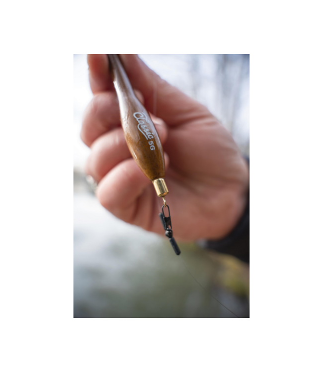 Korum Classic Loaded Body Waggler – Ultra Drijvende Voorgelode Waggler met Messing Gewicht en Swivel voor Stabiele Presentatie