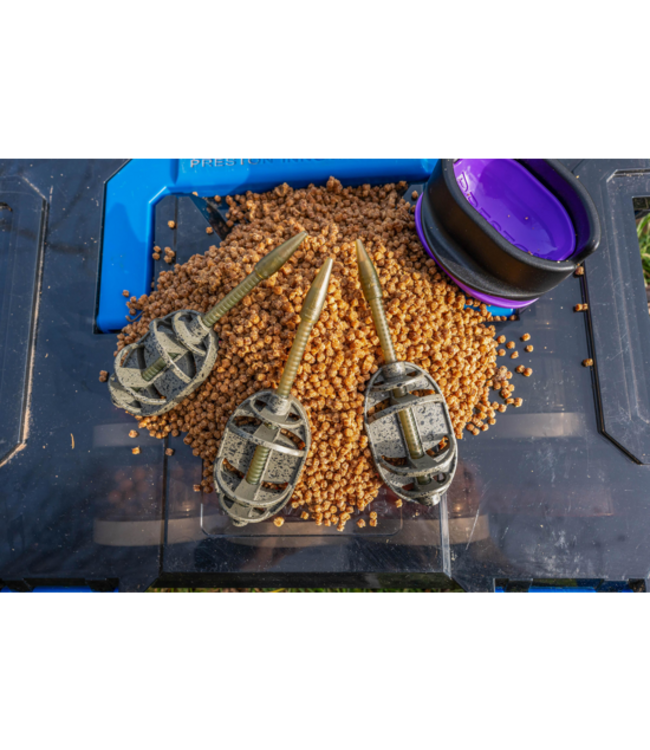 Preston ICS Method Mould XXLarge – Non-Stick Method Feeder Mal met Veerknop voor Perfecte Voerpresentatie