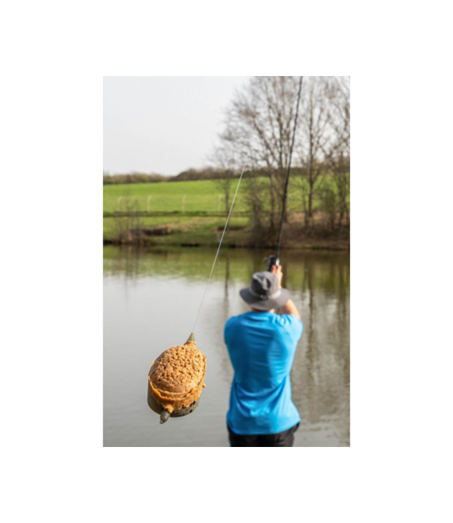 Preston ICS Banjo XR XLarge – Grote Inline Method Feeder met ICS Compatibiliteit, Forward Loading Design en Hoge Aascapaciteit