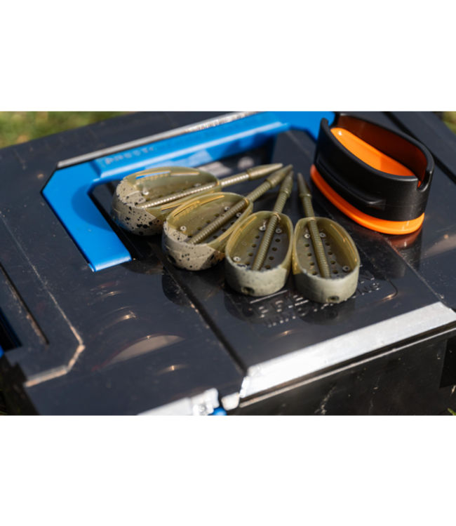 Preston ICS Banjo XR XLarge – Grand Method Feeder Inline avec Compatibilité ICS, Chargement Frontal et Grande Capacité