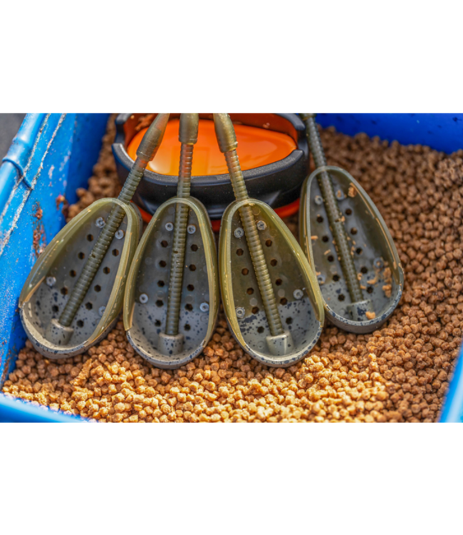 Preston ICS Banjo XR XLarge – Grote Inline Method Feeder met ICS Compatibiliteit, Forward Loading Design en Hoge Aascapaciteit