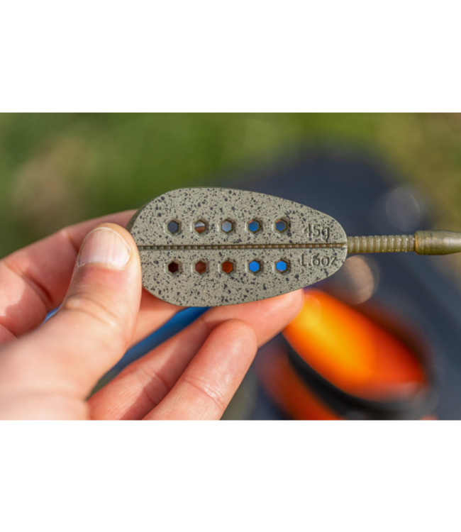 Preston ICS Banjo XR XLarge – Grand Method Feeder Inline avec Compatibilité ICS, Chargement Frontal et Grande Capacité