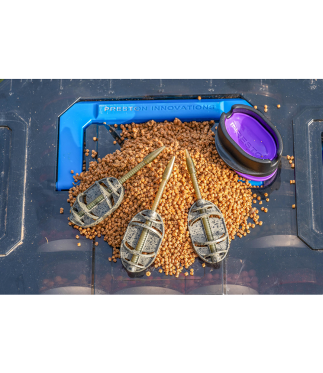 Preston ICS Method XXLarge – XXL Method Feeder met Grote Aascapaciteit, Vergrote Voervinnen en ICS Compatibiliteit