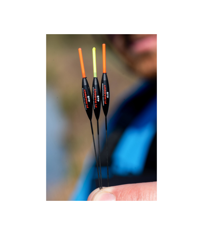 Preston Commercial Slim Float F1 Maggot – Flotteur Des Shipp avec Corps Rohacell, Dura Side Eye et Détection Fine